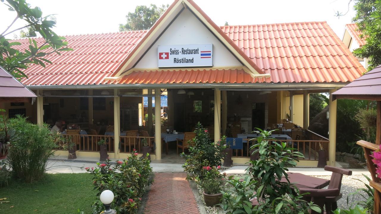 Flower Paradise Bungalows & Swiss Restaurant Roestiland Lamai Beach  Exterior foto